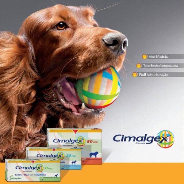 PetStore.com.br Sua Pet Online | Anti-Inflamatório Cimalgex 8mg Vetoquinol - 8 Comprimidos