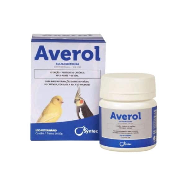 PetStore.com.br Sua Pet Online | Antibiótico Averol para Aves Syntec - 50g