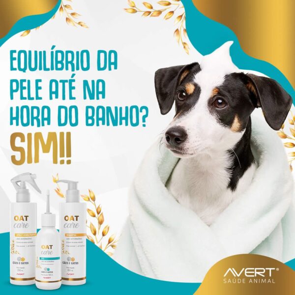 PetStore.com.br Sua Pet Online | Shampoo OAT Care Avert para Cães e Gatos - 200ml