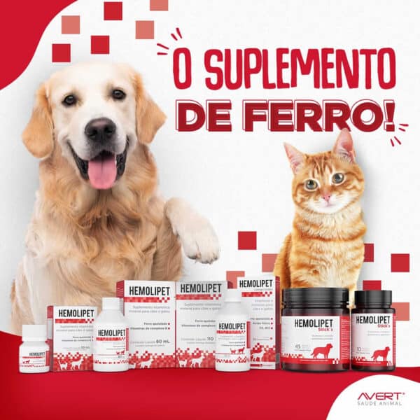 PetStore.com.br Sua Pet Online | Suplemento Vitamínico Hemolipet Avert - 60ml