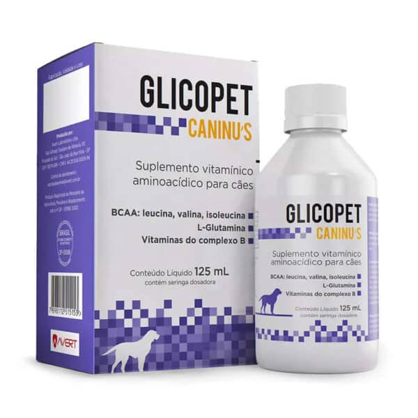 PetStore.com.br Sua Pet Online | Suplemento Vitamínico Glicopet Caninus Avert - 125ml