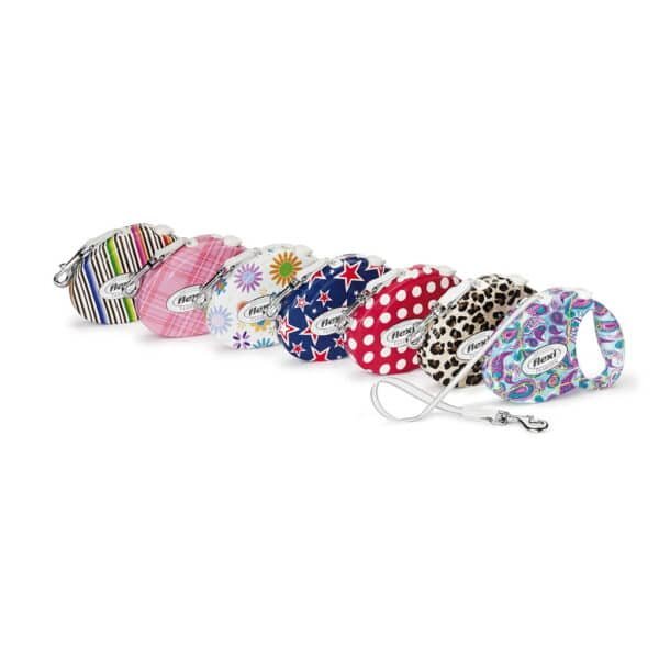 PetStore.com.br Sua Pet Online | Guia Retrátil Flexi Fashion Ladies Zebra Tamanho Médio Importada