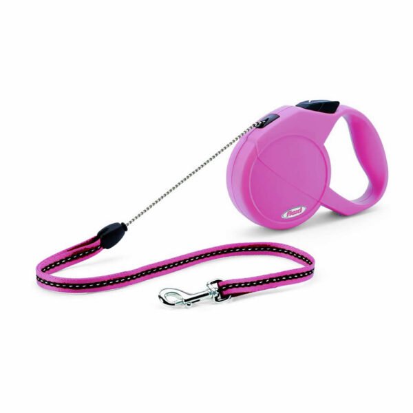 PetStore.com.br Sua Pet Online | Guia Retrátil Flexi Classic Basic Medium Rosa Importada