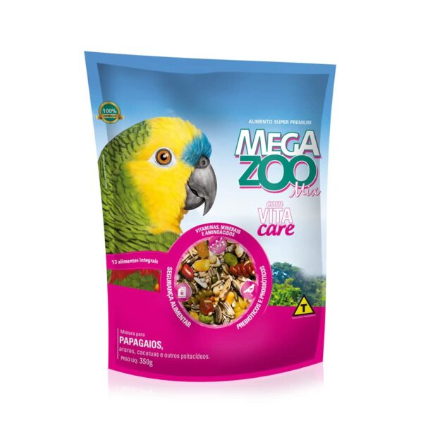 PetStore.com.br Sua Pet Online | Mix Papagaios MegaZoo - 350g | PetStore.com.br