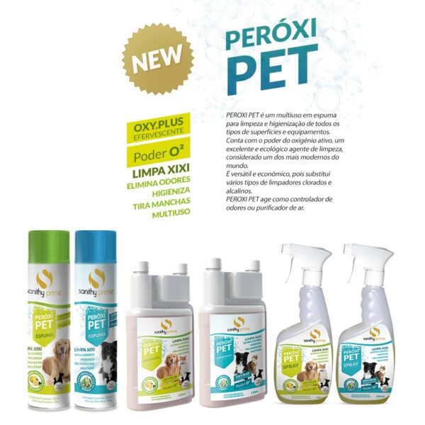 PetStore.com.br Sua Pet Online | Peroxi Pet Concentrado Sanithy Prime Seringal - 1l