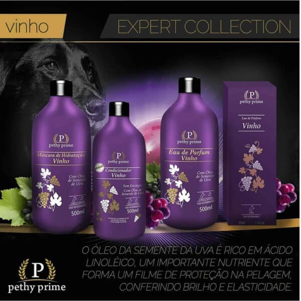 PetStore.com.br Sua Pet Online | Máscara de Hidratação Vinho Pethy Prime 500ml