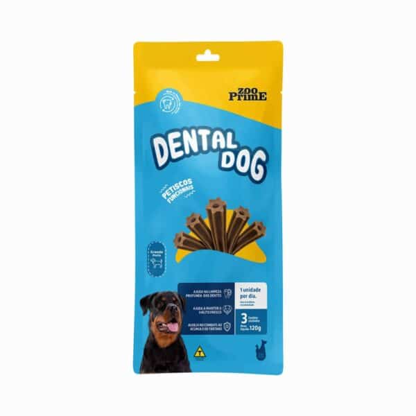PetStore.com.br Sua Pet Online | Petisco Funcional Dental Dog Maxi Zoo Prime - 120g