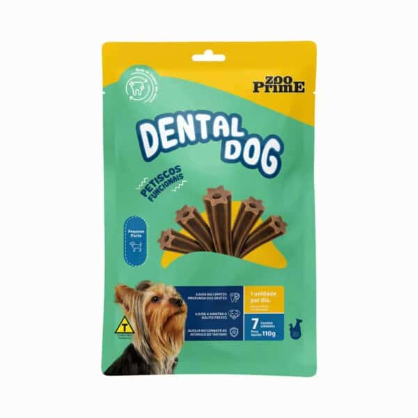 PetStore.com.br Sua Pet Online | Petisco Funcional Dental Dog Mini Zoo Prime - 110g