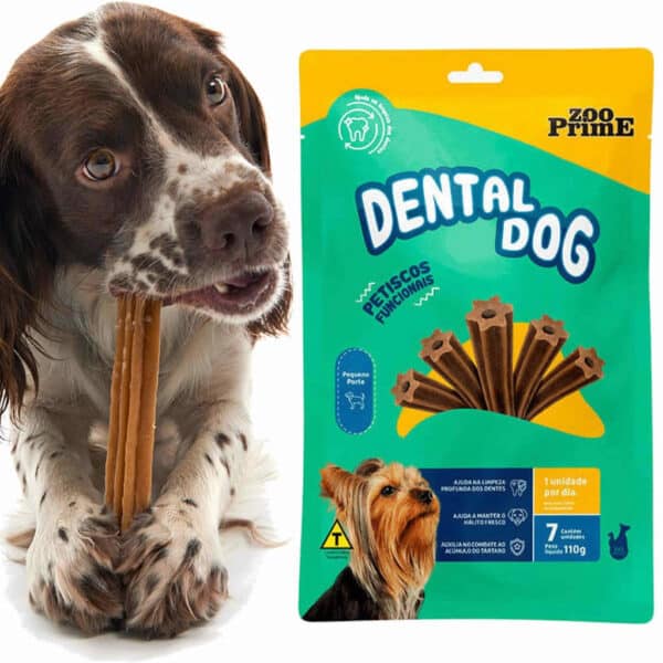 PetStore.com.br Sua Pet Online | Petisco Funcional Dental Dog Mini Zoo Prime - 110g