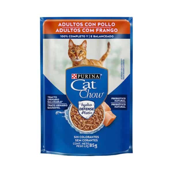 PetStore.com.br Sua Pet Online | Sachê Cat Chow Gatos Adultos Frango ao Molho Nestlé Purina 85g com 15 unidades