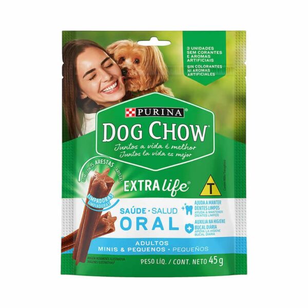 PetStore.com.br Sua Pet Online | Dog Chow Oral para Cães Adultos Minis e Pequenos Nestlé Purina 45g