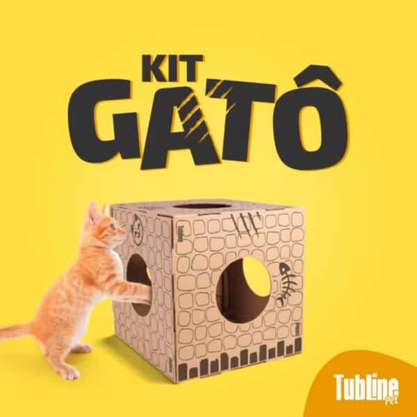 PetStore.com.br Sua Pet Online | Brinquedo para Gatos Kit Gatô Cubo TubLine