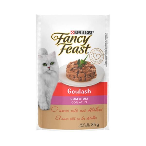 PetStore.com.br Sua Pet Online | Sachê Fancy Feast Gatos Adultos Goulash Atum Nestlé Purina 80g - 15un