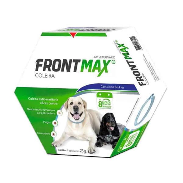 PetStore.com.br Sua Pet Online | Coleira Anti-Pulgas FrontMAX Para Cães Acima de 4kg Vetoquinol - 26g