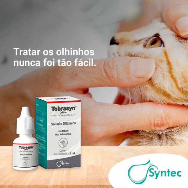 PetStore.com.br Sua Pet Online | Colírio Tobrasyn Syntec para Cães e Gatos - 5ml