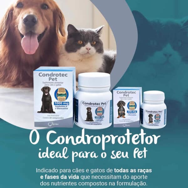 PetStore.com.br Sua Pet Online | Suplemento Condrotec PET Syntec 500mg - Comprimidos