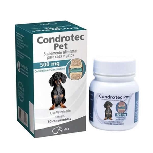 PetStore.com.br Sua Pet Online | Suplemento Condrotec PET Syntec 500mg - Comprimidos