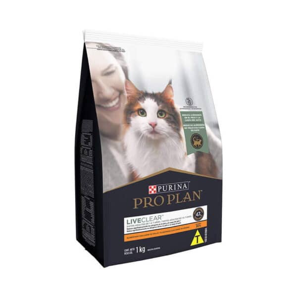 PetStore.com.br Sua Pet Online | Ração Pro Plan Cat Adult Live Clear Nestlé Purina 1kg