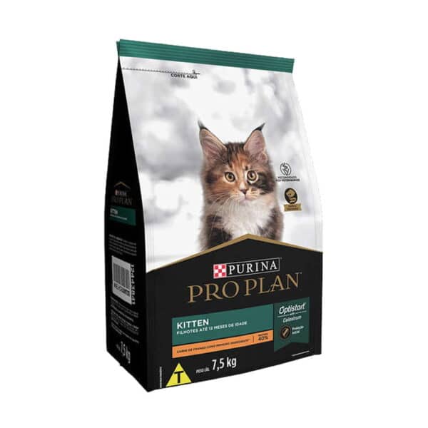 PetStore.com.br Sua Pet Online | Ração Pro Plan Cat Kitten Frango Nestlé Purina 7,5kg