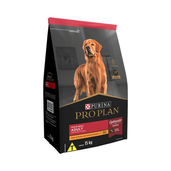 PetStore.com.br Sua Pet Online | Ração Pro Plan Dog Adult Porte Médio Nestlé Purina 15kg
