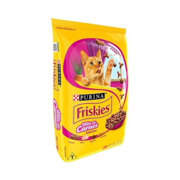 PetStore.com.br Sua Pet Online | Ração Friskies Gatos Adultos Mix de Carnes Nestlé Purina 10,1kg