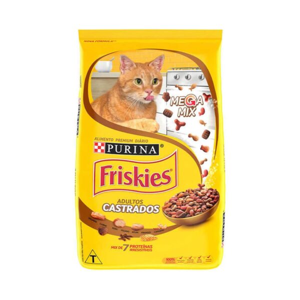 PetStore.com.br Sua Pet Online | Ração Friskies Gatos Castrados Megamix Nestlé Purina 1kg