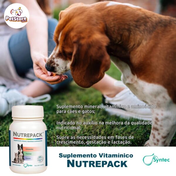 PetStore.com.br Sua Pet Online | Suplemento Nutrepack Syntec - 120 Comprimidos