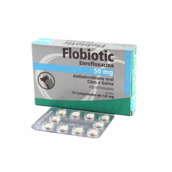 PetStore.com.br Sua Pet Online | Antibiótico Flobiotic 50mg Syntec - Comprimidos