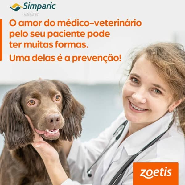 Antipulgas Simparic 5mg Zoetis para Cães de 1,3 a 2,5kg 3 comprimidos - Image 3