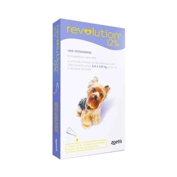 PetStore.com.br Sua Pet Online | Antipulgas e Carrapatos Revolution 12% 0,25ml Zoetis para Cães de 2,5 a 5kg