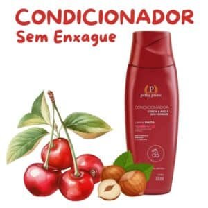 Condicionador Sem Enxague Cereja e Avelã Pethy Prime 300ml