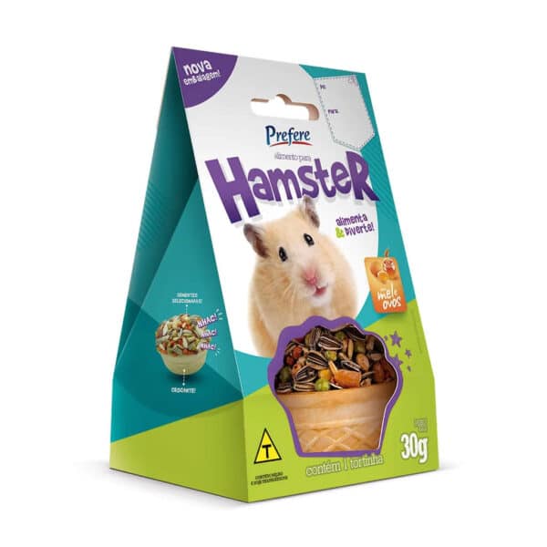 Tortinha para Hamster 30g Prefere - Snack Delicioso e Nutritivo