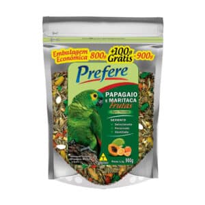 Mix Papagaio e Maritaca com Frutas 900g - Prefere