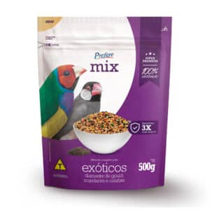 Mix Pássaros Exóticos 500g - Prefere