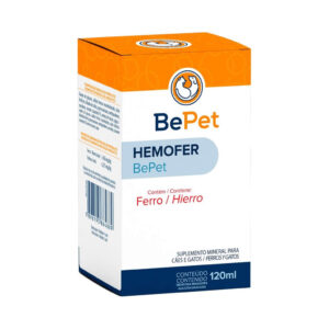 Hemofer Suplemento Mineral Cães E Gatos 120ml Bepet