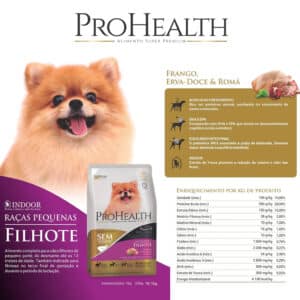 Ração Pro Health Filhotes Cães de Raças Pequenas