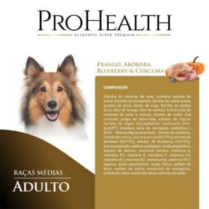 Ração Pro Health Cães de Raças Médias Adultos