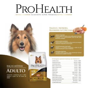 Ração Pro Health Cães de Raças Médias Adultos