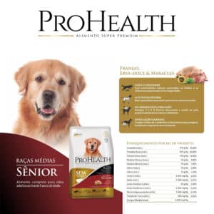 Ração Pro Health Cães Sênior de Raças Médias