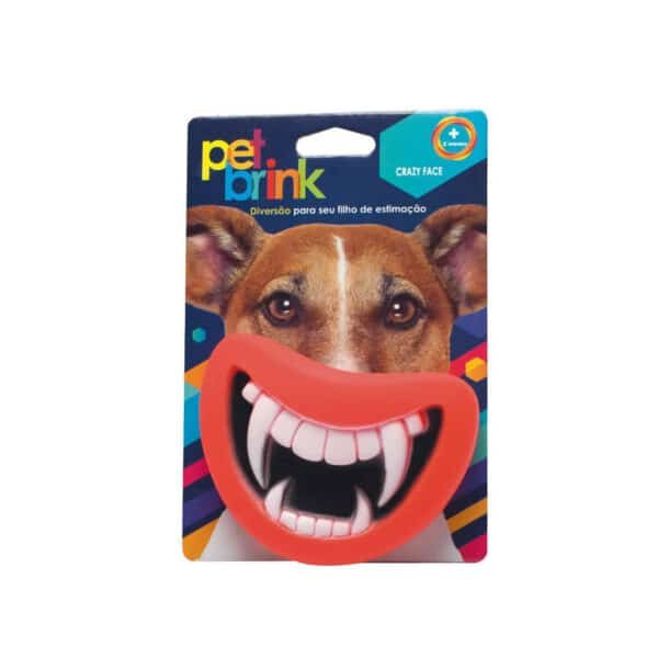 PetStore.com.br Sua Pet Online | Brinquedo Crazy Faces Pet Brink para Cães