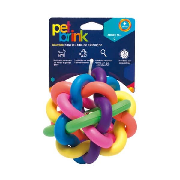 PetStore.com.br Sua Pet Online | Brinquedo Atomic Ball Pequeno Pet Brink para Cães