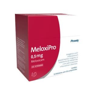 Anti-inflamatório Analgésico Meloxipro 0,5mg Display com 12 para Cães e Gatos Provets Simões