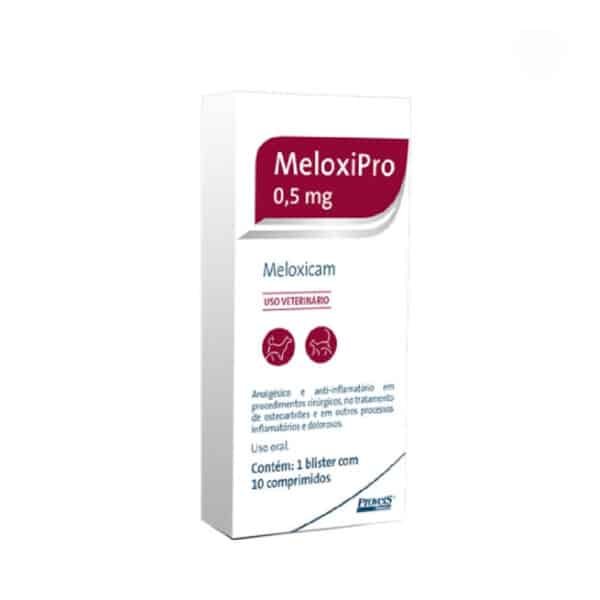 Anti-inflamatório Analgésico Meloxipro 0,5mg Cartucho para Cães e Gatos Provets Simões