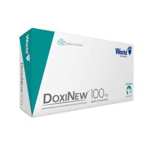 Antimicrobiano DoxiNew 100mg para Cães e Gatos 14 comprimidos World Veterinária