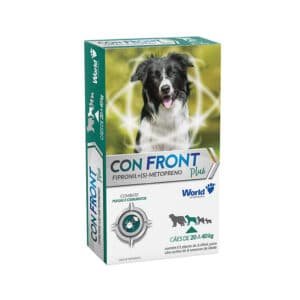 Antipulgas e Carrapatos ConFront Plus para Cães de 20 a 40 Kg Pipeta 2,68ml World Veterinária