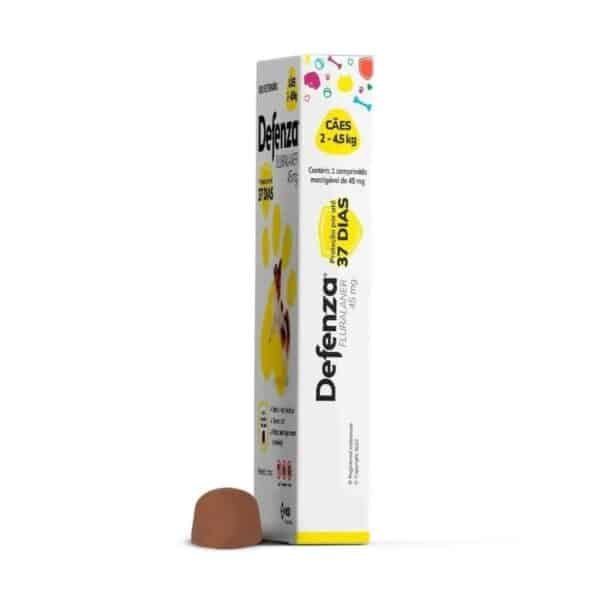 PetStore.com.br Sua Pet Online | Antipulgas e Carrapatos Defenza 45mg para Cães de 2kg a 4,5kg MSD Saúde Animal