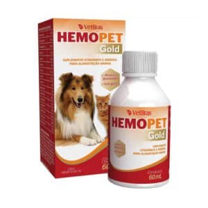 Suplemento Vitamínico Hemopet Gold para Cães e Gatos 60ml Vetbras