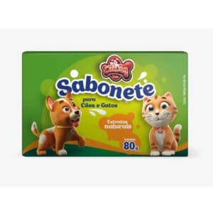 Sabonete Extratos Naturais 80g para Cães e Gatos CatDog & Cia