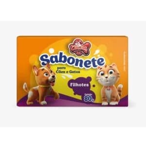 Sabonete Filhotes 80g para Cães e Gatos CatDog & Cia