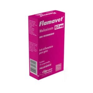 Anti-inflamatório Flamavet 0,2mg Gatos 10 comprimidos